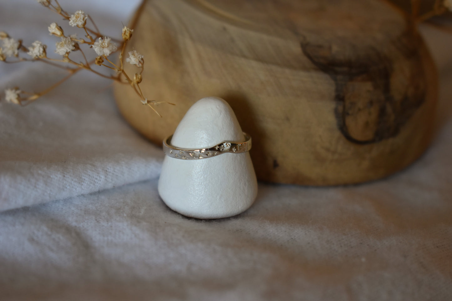 Bague constellation chevron