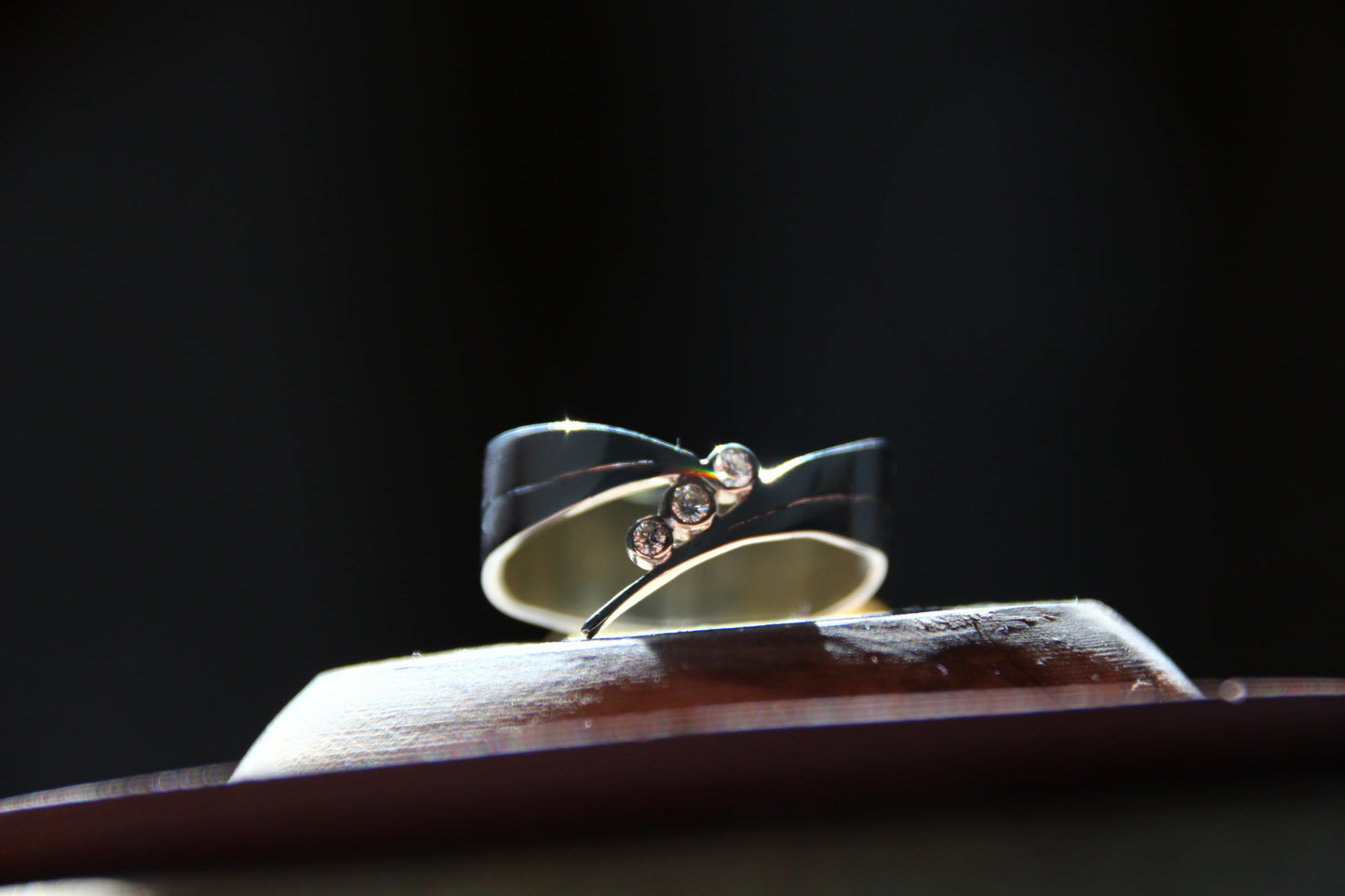 Bague Daphné sertie de 3 diamants