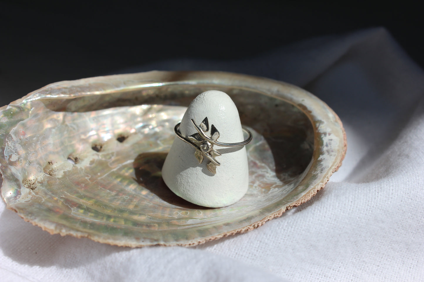 Bague Typhanie et oxyde de zirconium