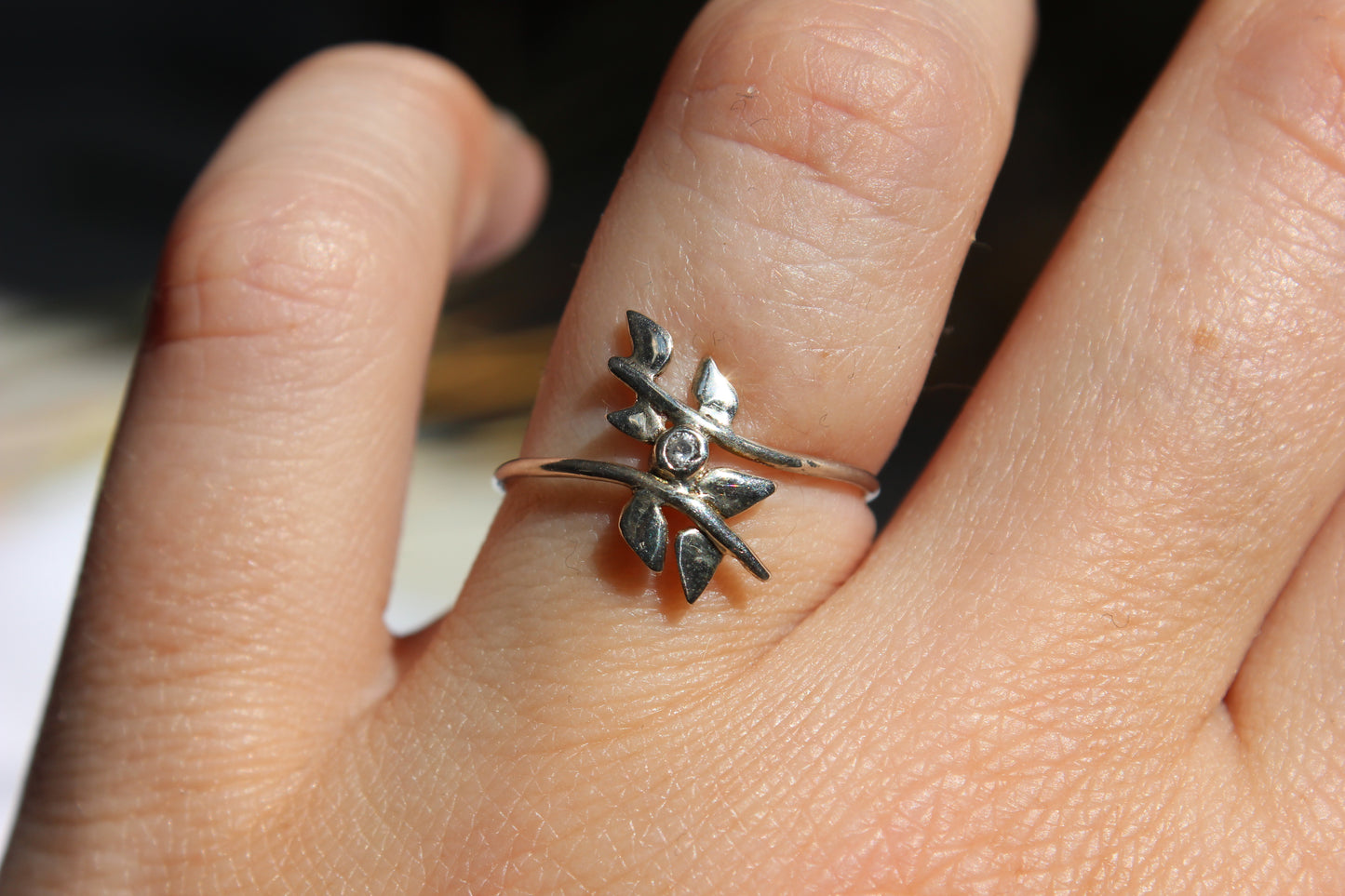 Bague Typhanie et oxyde de zirconium