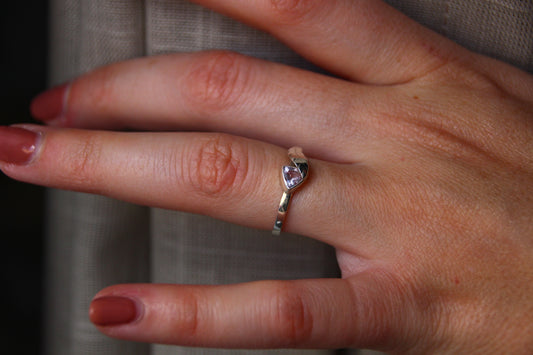 Bague Chloé avec feuille.