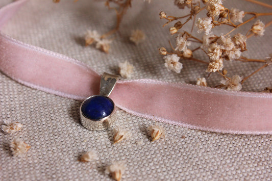 Ras du cou lapis lazuli
